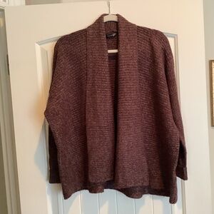 Open Front Shawl Collar Cardigan